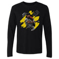 Pittsburgh Pirates Oneil Cruz Men's Long Sleeve T-Shirt Men's Long Sleeve T-Shirt 500 LEVEL Black S Men's Long Sleeve T-Shirt