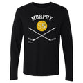 Larry Murphy Pittsburgh 55 Sticks  Men's Long Sleeve T-Shirt Men's Long Sleeve T-Shirt 500 LEVEL   