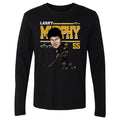 Larry Murphy Pittsburgh Cartoon  Men's Long Sleeve T-Shirt Men's Long Sleeve T-Shirt 500 LEVEL   