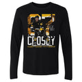 Pittsburgh Penguins Sidney Crosby Men's Long Sleeve T-Shirt Men's Long Sleeve T-Shirt 500 LEVEL Black S Men's Long Sleeve T-Shirt