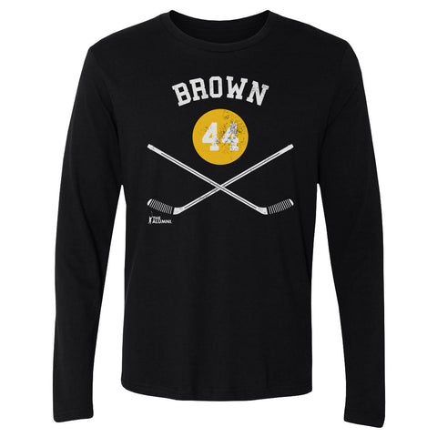 Rob Brown Pittsburgh 44 Sticks  Men's Long Sleeve T-Shirt Men's Long Sleeve T-Shirt 500 LEVEL   