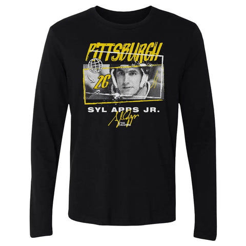 Syl Apps Jr. Pittsburgh Tones  Men's Long Sleeve T-Shirt Men's Long Sleeve T-Shirt 500 LEVEL   