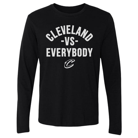 Cleveland Cavaliers T-Shirt - Team Spirit Apparel, Lightweight Long Sleeve Cotton Crewneck Tee