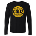 Pittsburgh Pirates Oneil Cruz Men's Long Sleeve T-Shirt Men's Long Sleeve T-Shirt 500 LEVEL Black S Men's Long Sleeve T-Shirt