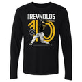 Pittsburgh Pirates Bryan Reynolds Men's Long Sleeve T-Shirt Men's Long Sleeve T-Shirt 500 LEVEL Black S Men's Long Sleeve T-Shirt