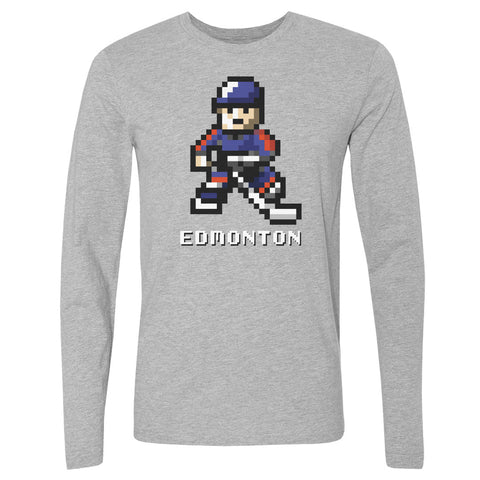 Edmonton Hockey 8-bit WHT