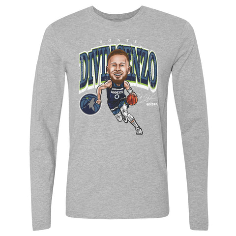 Donte DiVincenzo Minnesota Timberwolves Cartoon NBA WHT