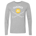 Paul Gardner Pittsburgh Penquins 20 Sticks Men's Long Sleeve T-Shirt 500 LEVEL   