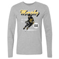 Larry Murphy Pittsburgh Retro Script  Men's Long Sleeve T-Shirt Men's Long Sleeve T-Shirt 500 LEVEL   