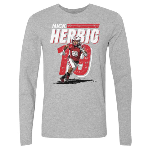 Nick Herbig College Dash  Men's Long Sleeve T-Shirt Men's Long Sleeve T-Shirt 500 LEVEL   