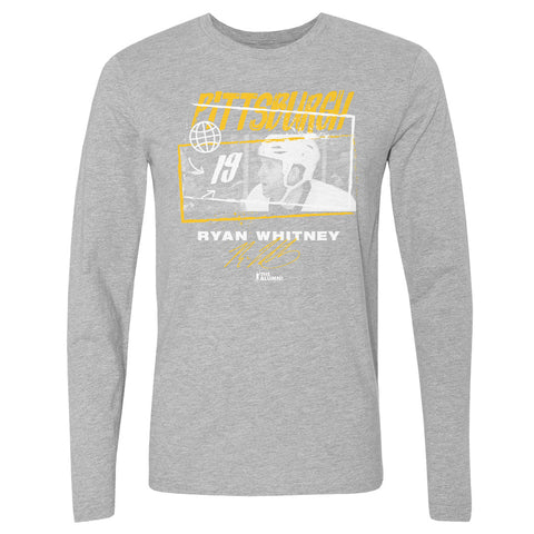 Ryan Whitney Pittsburgh Tones  Men's Long Sleeve T-Shirt Men's Long Sleeve T-Shirt 500 LEVEL   