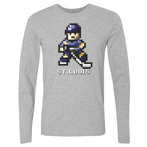 St. Louis Hockey 8 bit WHT