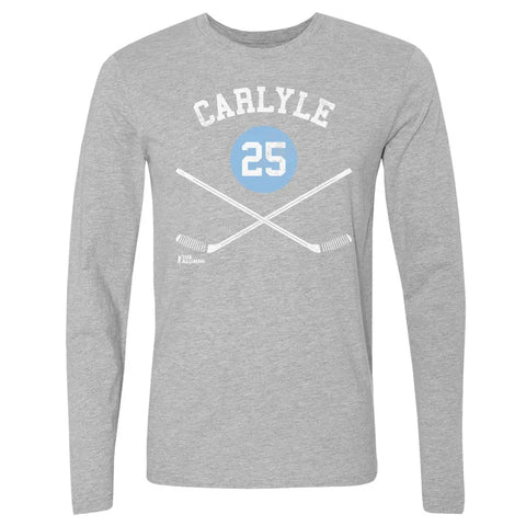 Randy Carlyle Pittsburgh 25 Sticks  Men's Long Sleeve T-Shirt Men's Long Sleeve T-Shirt 500 LEVEL   