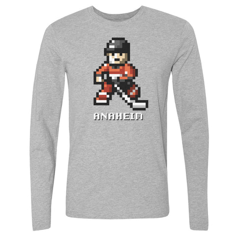 Anaheim Hockey 8-bit WHT