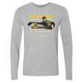 Pittsburgh Pirates Paul Skenes Pittsburgh Headline Men's Long Sleeve T-Shirt Men's Long Sleeve T-Shirt 500 LEVEL Heather Gray S Men's Long Sleeve T-Shirt