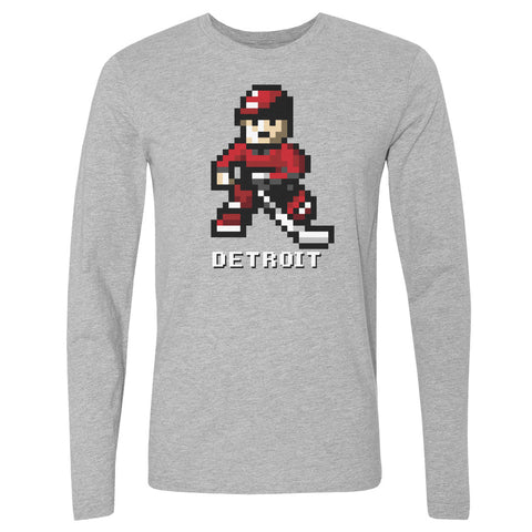Detroit Hockey 8-bit WHT