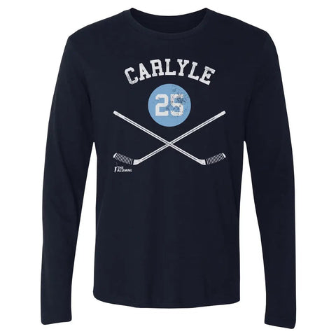 Randy Carlyle Pittsburgh 25 Sticks  Men's Long Sleeve T-Shirt Men's Long Sleeve T-Shirt 500 LEVEL   