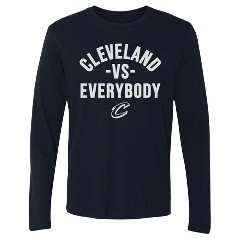 Cleveland Cavaliers T-Shirt - Team Spirit Apparel, Lightweight Long Sleeve Cotton Crewneck Tee