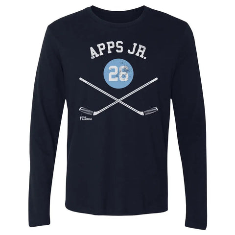 Syl Apps Jr. Pittsburgh 26 Sticks  Men's Long Sleeve T-Shirt Men's Long Sleeve T-Shirt 500 LEVEL   