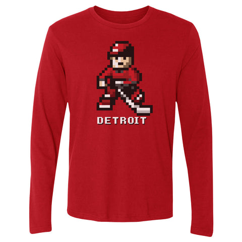 Detroit Hockey 8-bit WHT