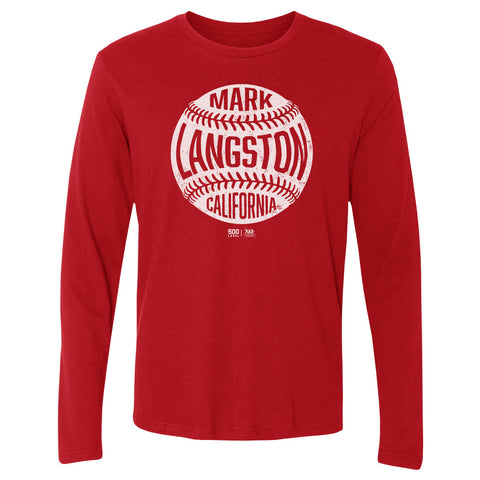 Mark Langston California Vintage Baseball WHT