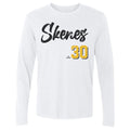 Pittsburgh Pirates Paul Skenes Men's Long Sleeve T-Shirt Men's Long Sleeve T-Shirt 500 LEVEL White S Men's Long Sleeve T-Shirt