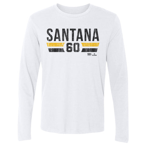 Dennis Santana T-Shirt - Pittsburgh Font Crewneck Long Sleeve Cotton Tee