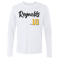 Pittsburgh Pirates Bryan Reynolds Men's Long Sleeve T-Shirt Men's Long Sleeve T-Shirt 500 LEVEL White S Men's Long Sleeve T-Shirt