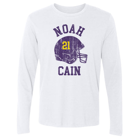 Noah Cain College Helmet Font