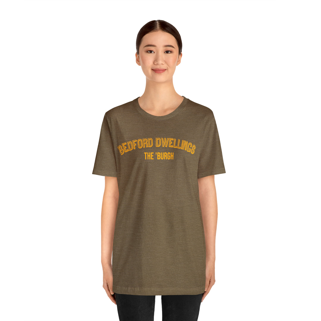 Bedford-Dwellings  - The Burgh Neighborhood Series - Unisex Jersey Short Sleeve Tee T-Shirt Printify   