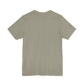 Back of olive green Vintage Classic Pittsburgh Short Sleeve T-Shirt, clean and comfortable slim fit design.