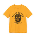 Retro Pittsburgh Hockey Mask Shirt - Short Sleeve Tee T-Shirt Printify Gold S