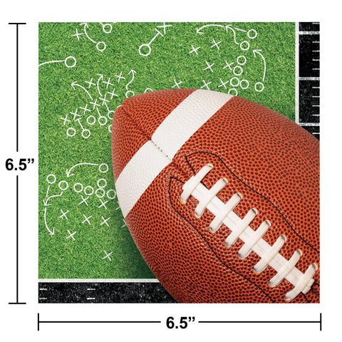 Football Kick Off 2Ply Luncheon Napkin (16/Pkg)