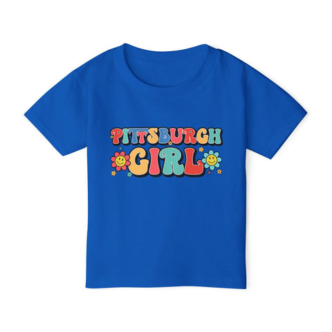 Pittsburgh Girl Retro Toddler T-Shirt