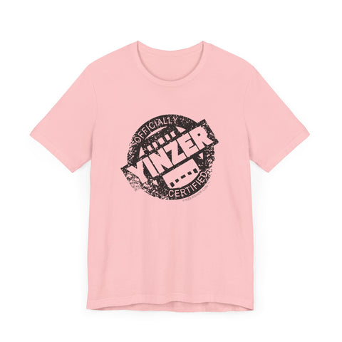 Certified Yinzer™ Unisex Jersey Short Sleeve Tee T-Shirt Printify Pink S