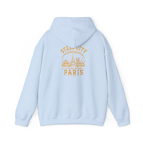 Steel City Paris - Unisex Heavy Blend™ Hooded Sweatshirt (Design on Back)