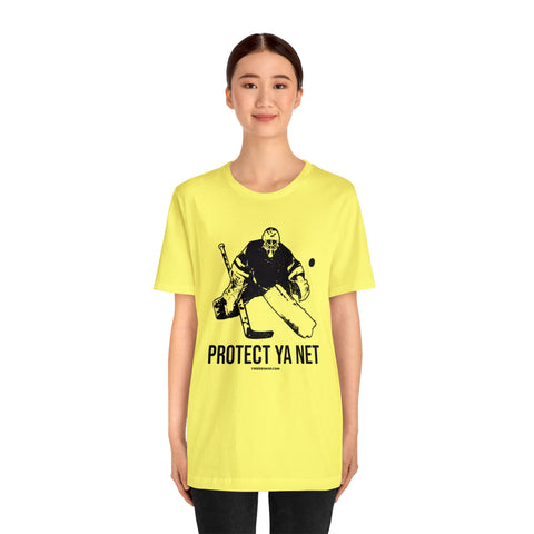 Protect Ya Net - Hockey - Short Sleeve Tee T-Shirt Printify   
