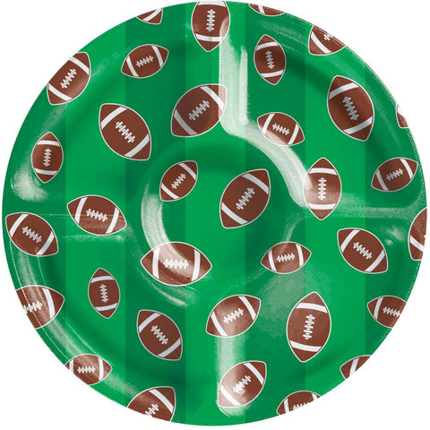 Football Plastic Compartment Tray