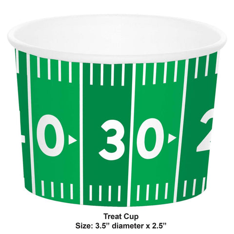 Football Treat Cups (8/Pkg)