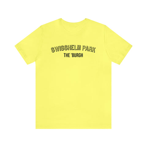 Swisshelm Park - The Burgh Neighborhood Series - Unisex Jersey Short Sleeve Tee T-Shirt Printify Yellow S 
