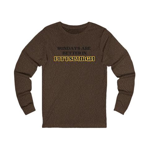Pittsburgh Sundays - Unisex Long Sleeve Tee