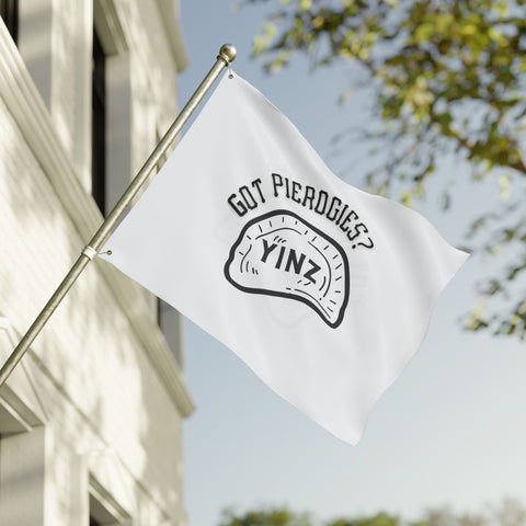 Yinz Got Pierogis? - Double Sided Flag