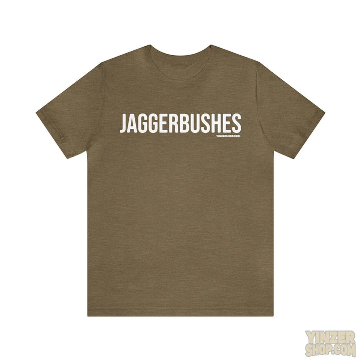 Pittsburgh Jaggerbushes T-Shirt - Short Sleeve Tee T-Shirt Printify Heather Olive S 