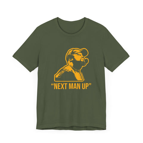 Next Man Up - Tomlin Quote - Short Sleeve Tee T-Shirt Printify Military Green XS