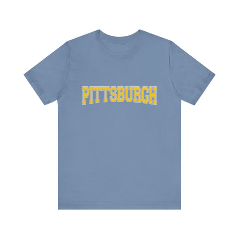 Pittsburgh Varsity Letters - Short Sleeve T-Shirt