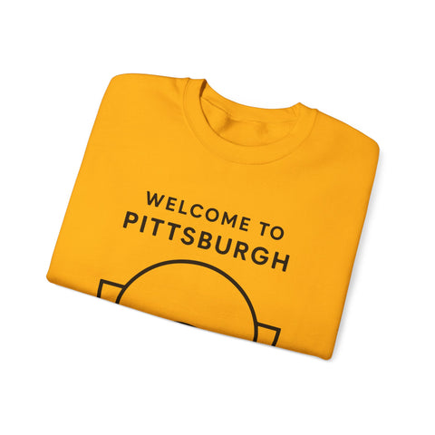 Welcome to Pittsburgh Tunnel - Heavy Blend™ Crewneck Sweatshirt
