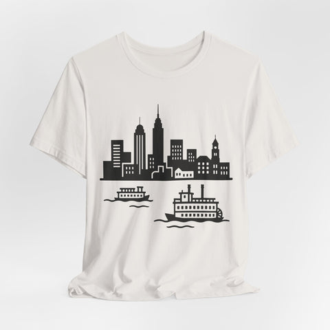 Pittsburgh Skyline Graphic - Unisex Jersey Short Sleeve Tee