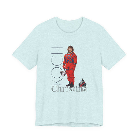Astronaut Christina Koch Artemis 2 Space Suit Tee Graphic T-Shirt