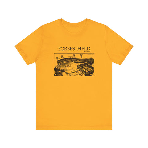 Forbes Field - 1909 - Retro Schematic - Short Sleeve Tee