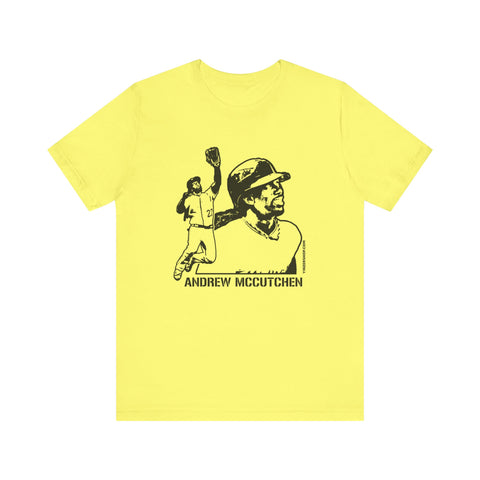 Andrew McCutchen Legend T-Shirt  - Unisex bella+canvas 3001 Short Sleeve Tee